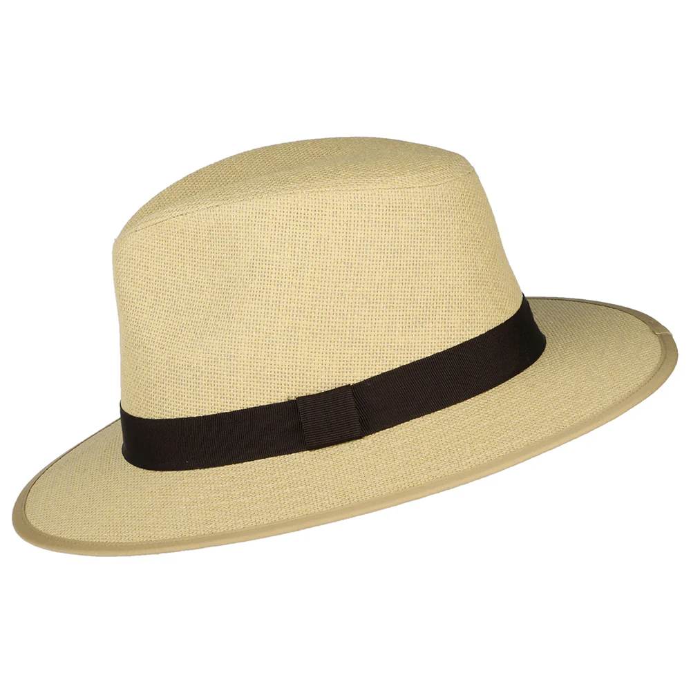 Failsworth Safari Fedora Hut aus Toyo Stroh - Hellbraun - Image 2