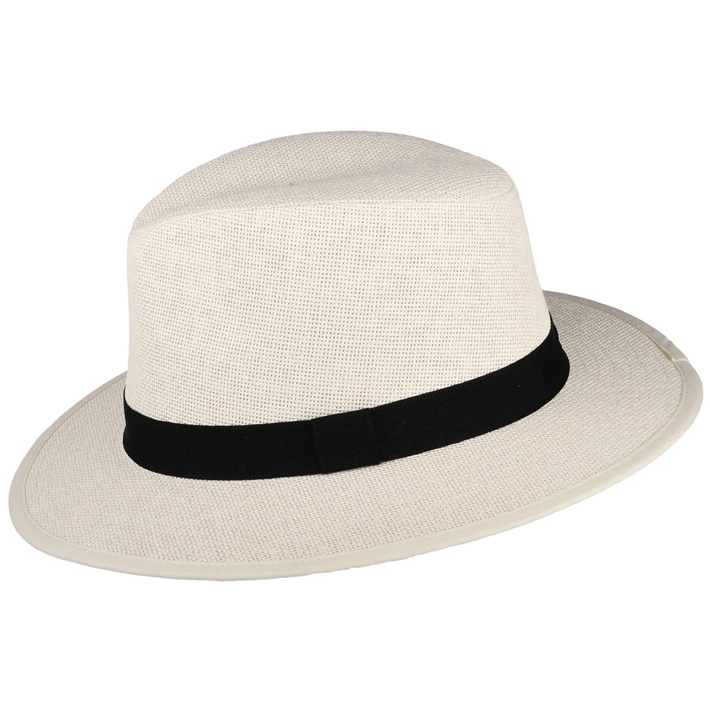 Failsworth Safari Fedora Hut aus Toyo Stroh - Natur - Image 2