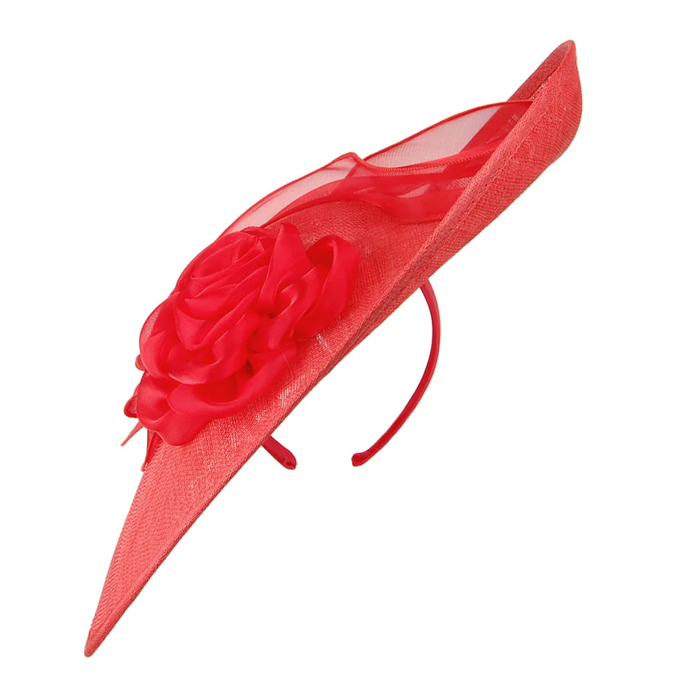 Failsworth Saoirse Disc Fascinator - Zinnrot - Image 2