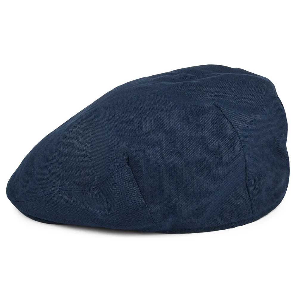 Failsworth Schiebermütze aus Irishem Leinen - Marineblau - Image 3