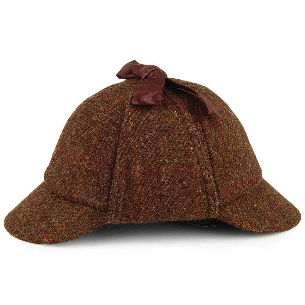 Failsworth Sherlock Holmes Hut aus HARRIS TWEED - Olivgrün-Multi - Image 2