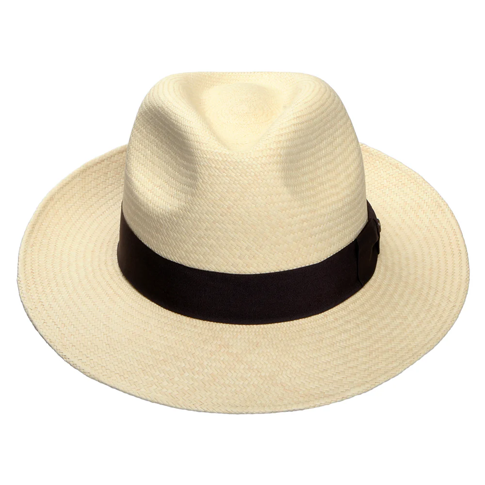 Failsworth Snap Brim Panama Fedora Hut - Natur - Image 3