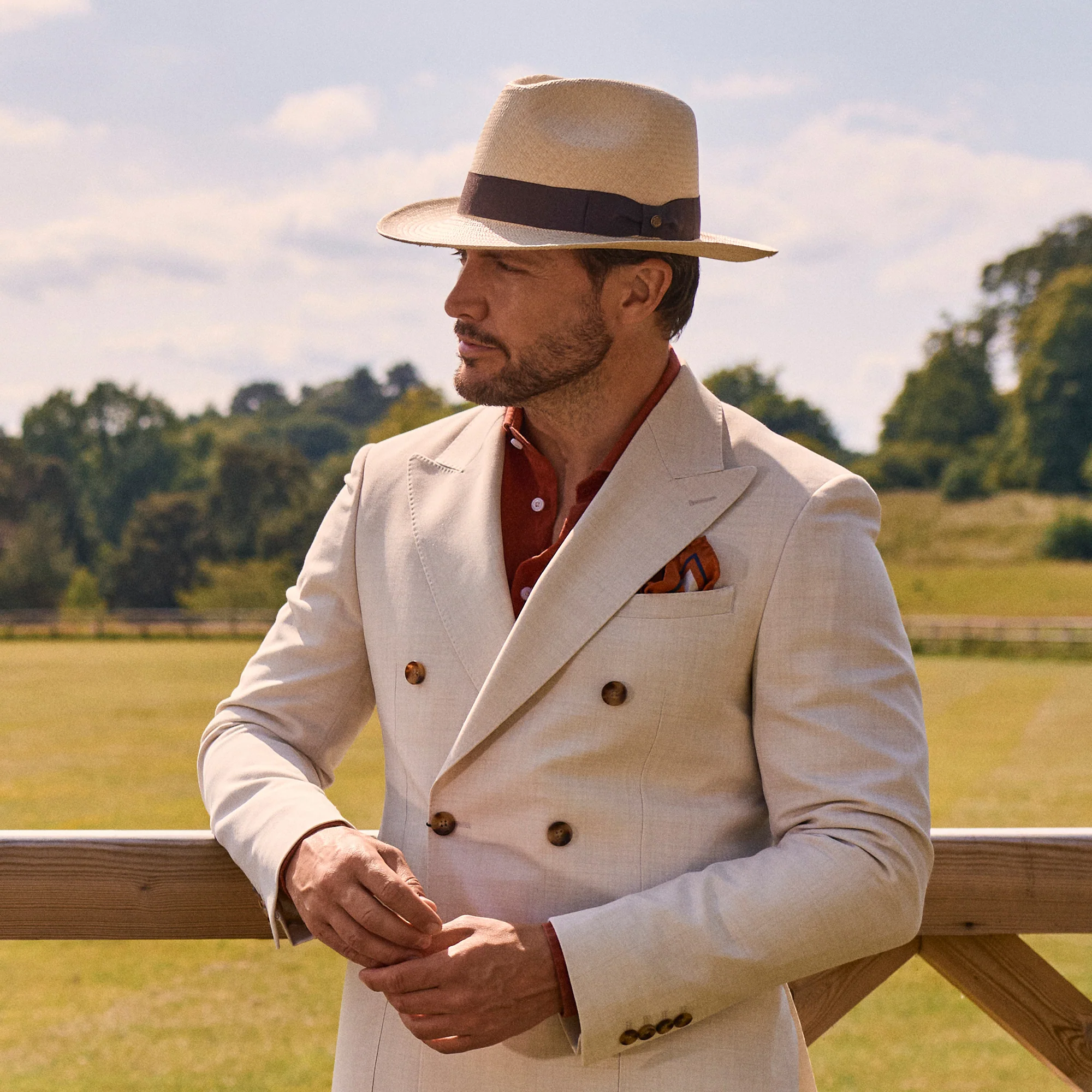 Failsworth Snap Brim Panama Fedora Hut - Natur - Image 4