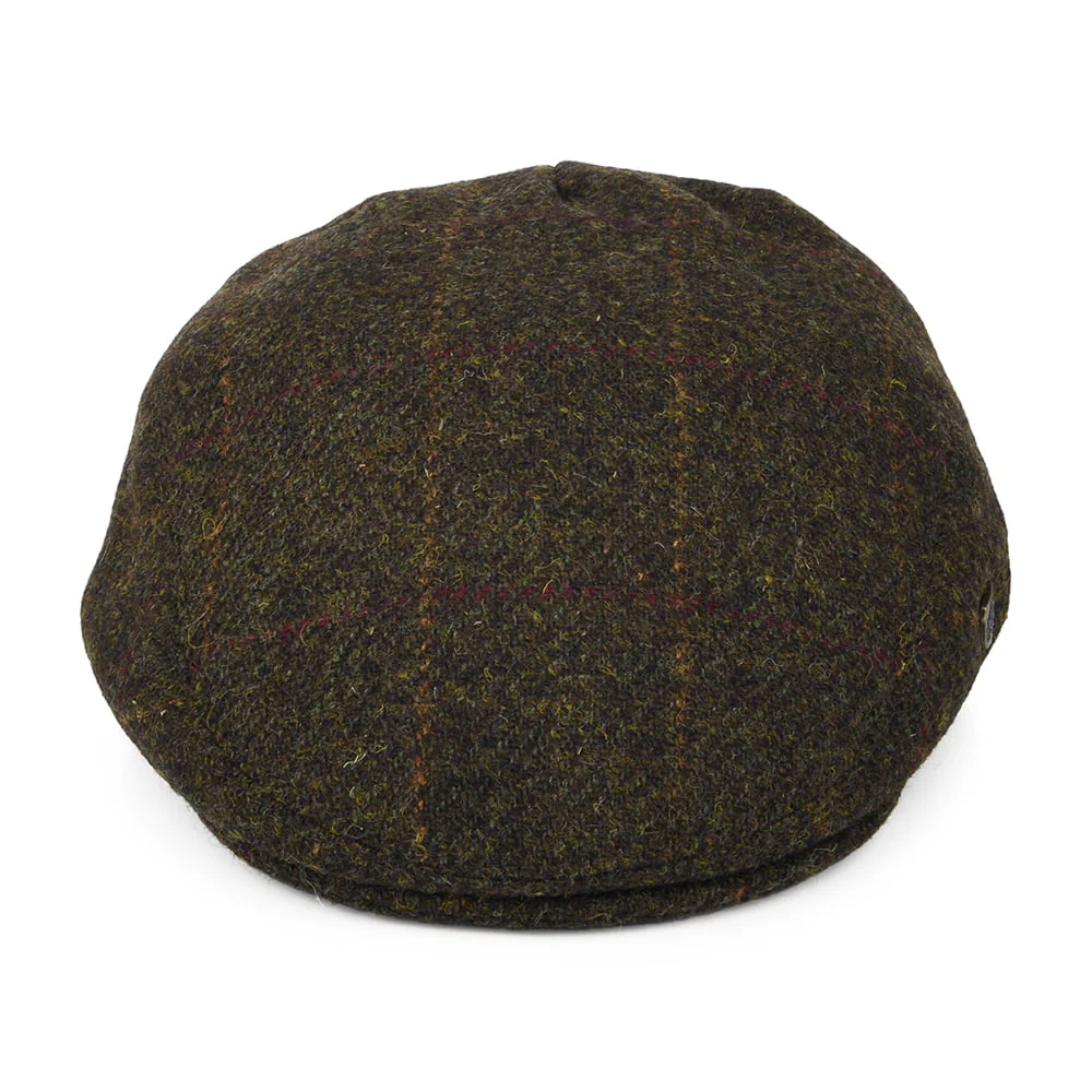 Failsworth Stornoway HARRIS TWEED Schiebermütze mit Fensterscheibenmuster - Torf - Image 2