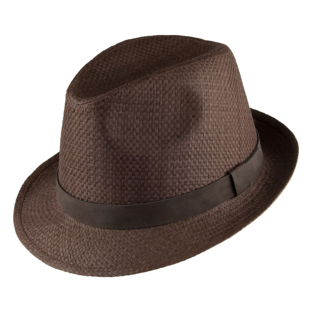 Failsworth Trilby Hut aus Stroh - Tabak