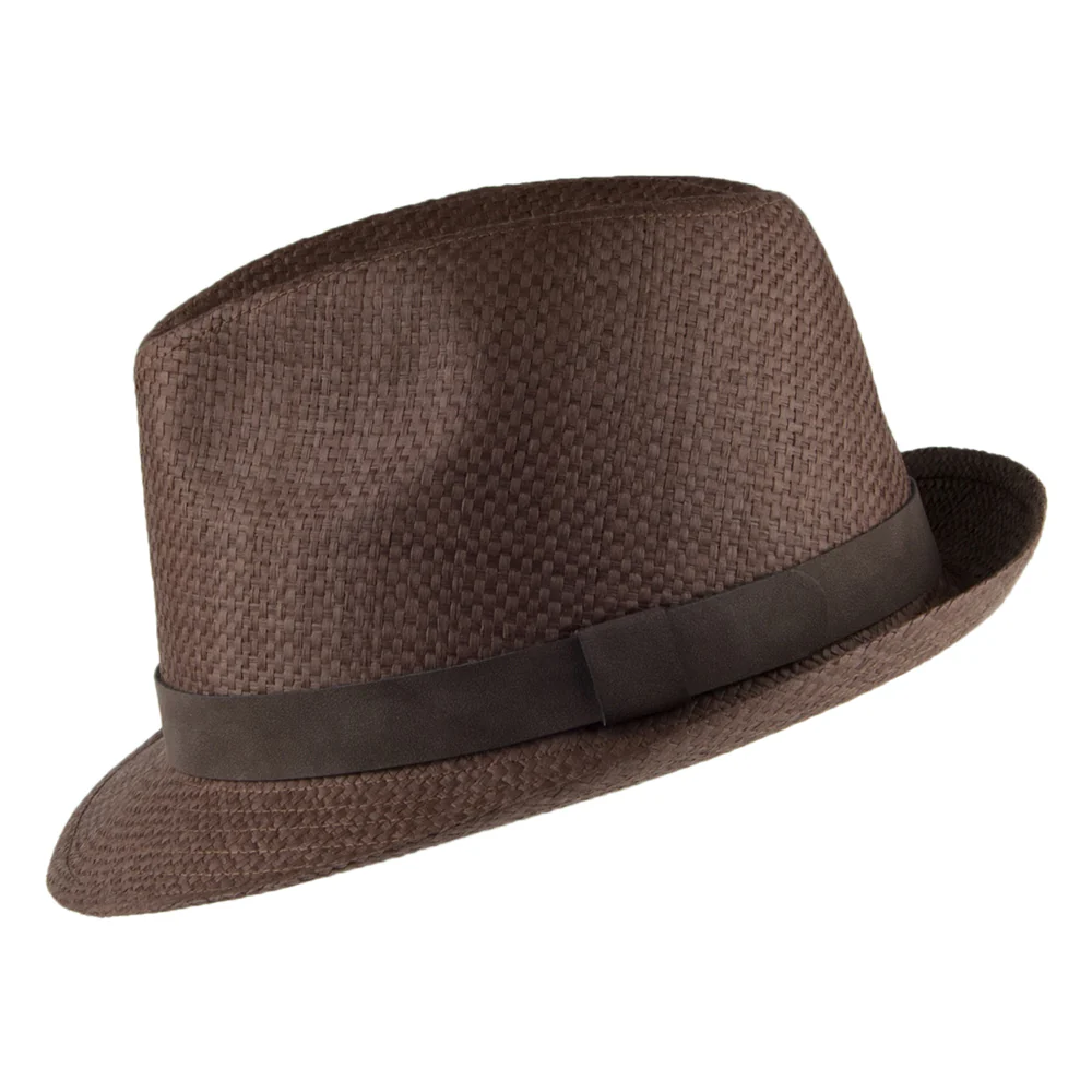 Failsworth Trilby Hut aus Stroh - Tabak - Image 2