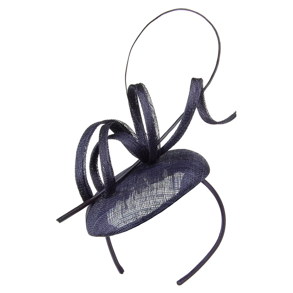 Failsworth Viola Pillbox Fascinator - Mitternachtblau - Image 2