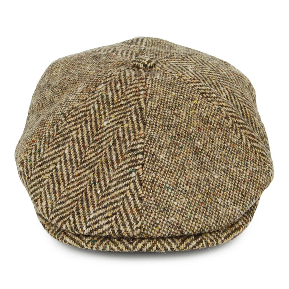 Failsworth Wexford Donegal Tweed Ballonmütze - Braun - Image 2