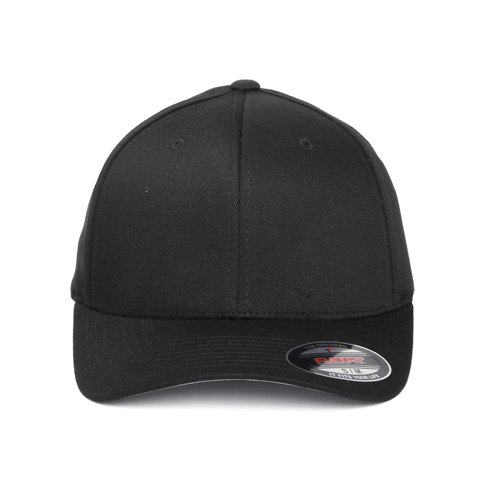 FlexFit Combed Baseball Cap - Schwarz - Image 2