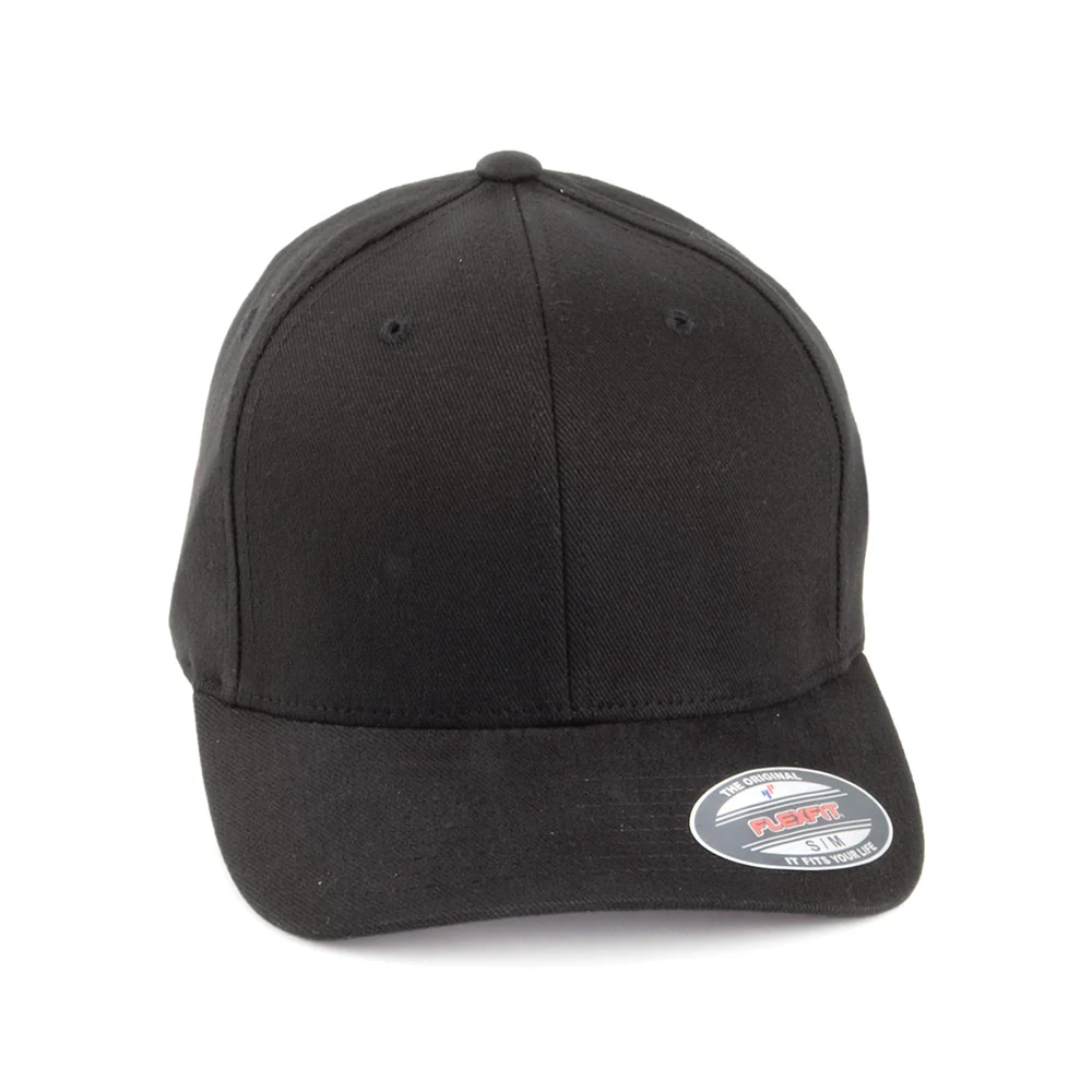 FlexFit Mid-Pro Cap - Schwarz - Image 2