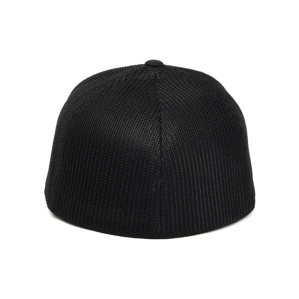 FlexFit Trucker Cap mit weißer Vorderseite - Schwarz-Weiß - Image 3