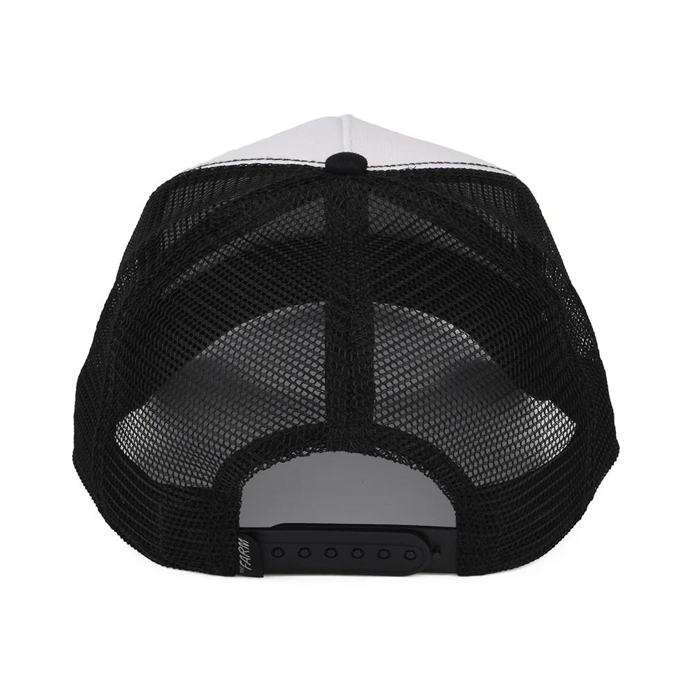 Goorin Alpha Dog Trucker Cap - Schwarz-Weiß - Image 3