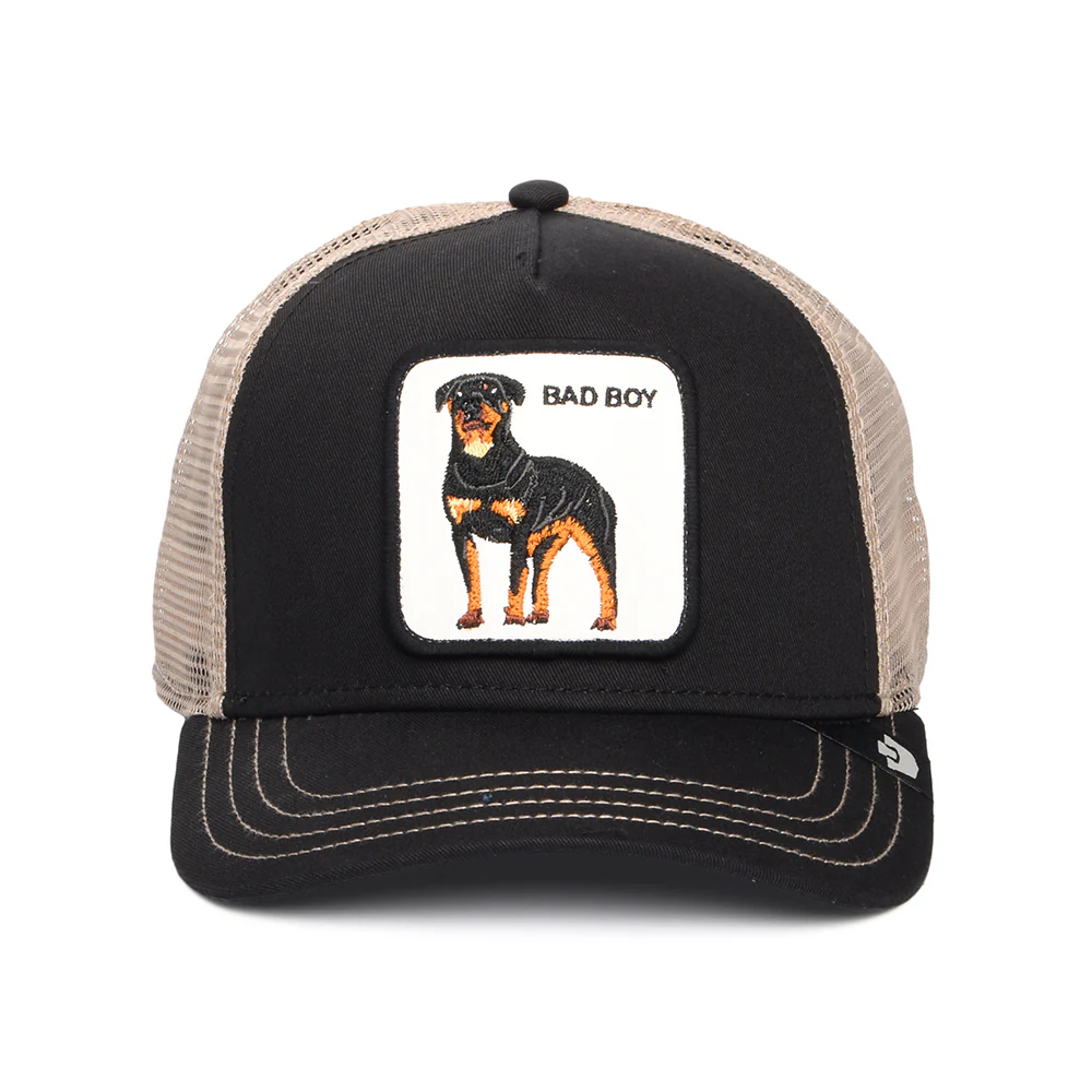 Goorin Bad Boy Trucker Cap - Schwarz-Beige - Image 2