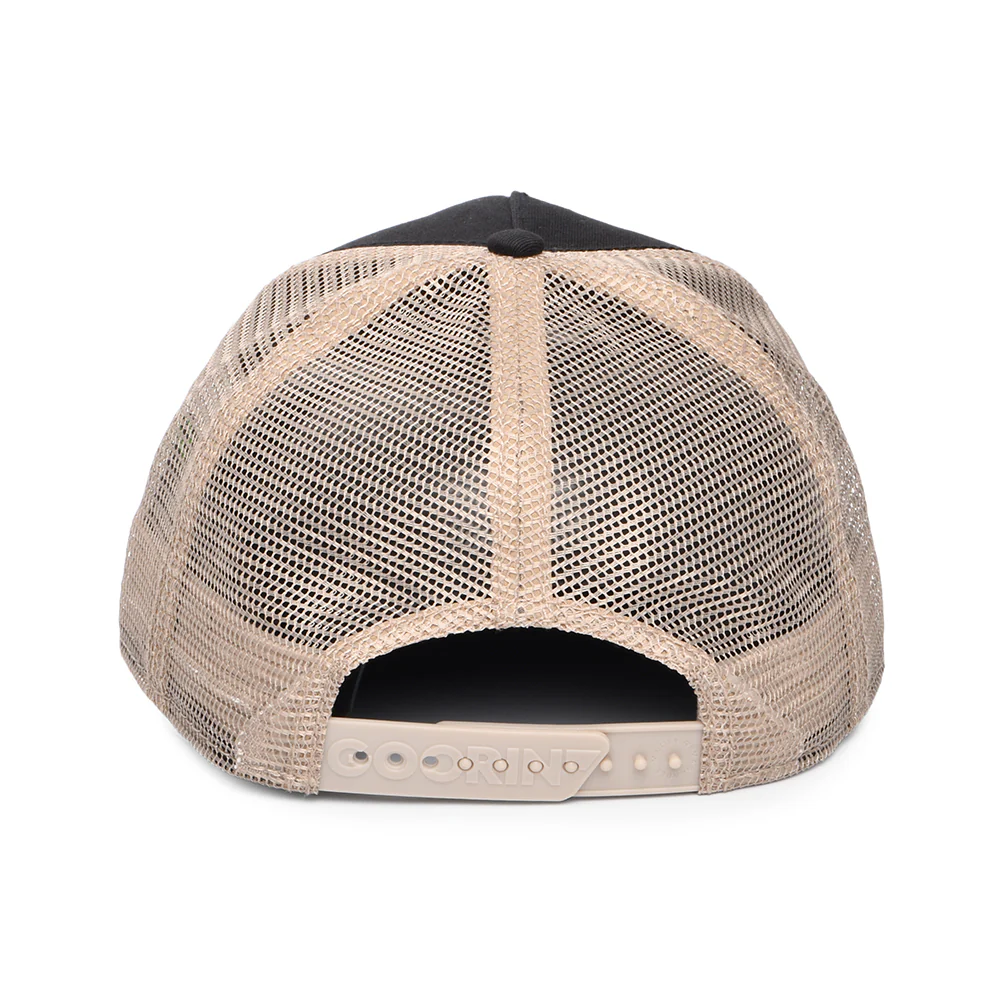 Goorin Bad Boy Trucker Cap - Schwarz-Beige - Image 3