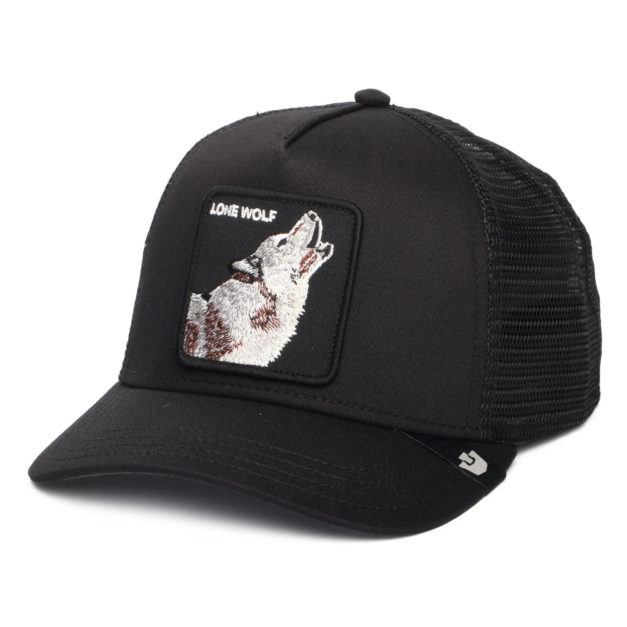 Goorin Lone Wolf Trucker Cap - Schwarz
