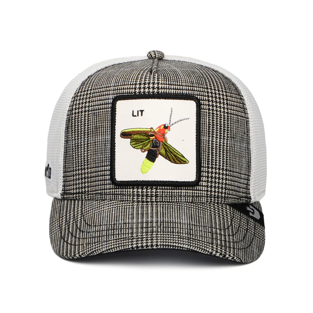 Goorin Moon Firefly Trucker Cap - Schwarz-Weiß - Image 2