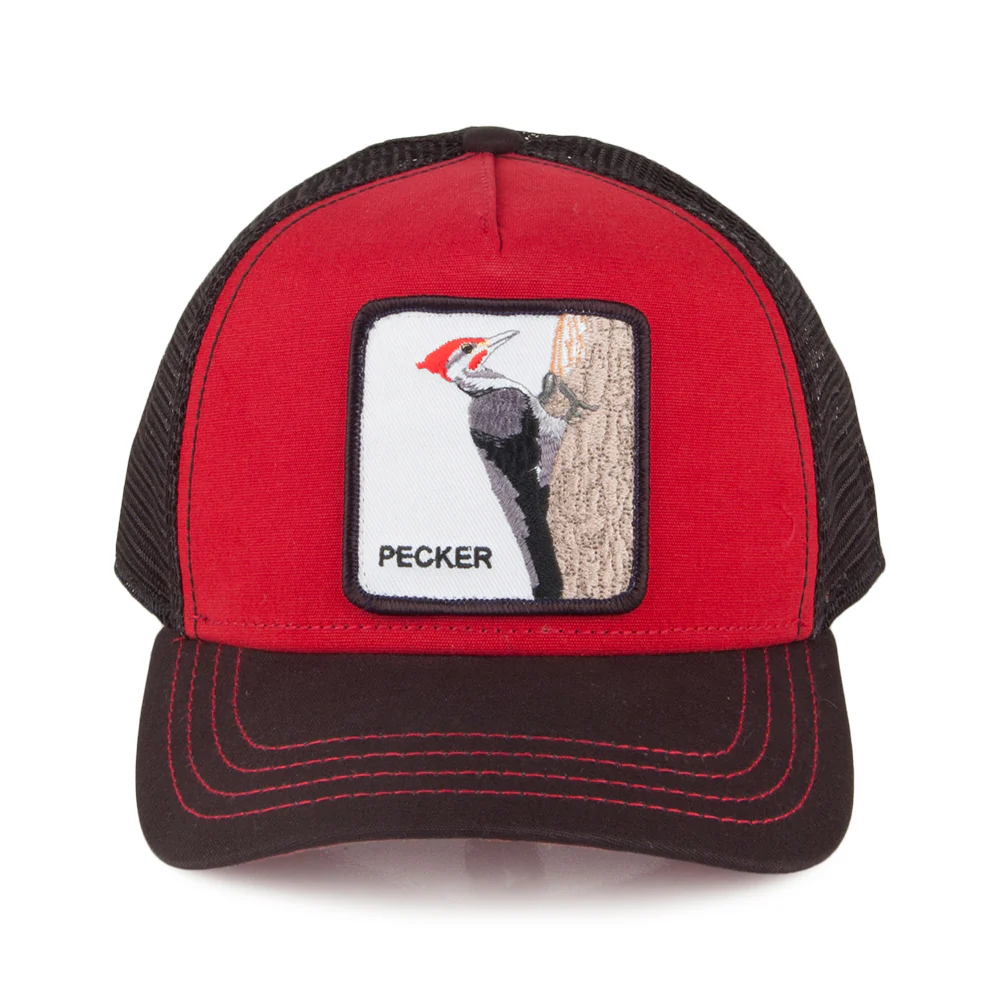 Goorin Bros. Pecker Trucker Cap - Rot-Schwarz - Image 2