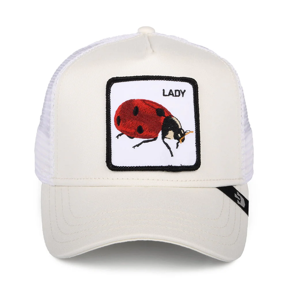 Goorin Spot Ladybug Trucker Cap - Elfenbein - Image 2