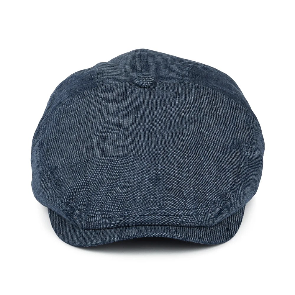 Goorin Will Kimmel Schiebermütze aus Leinen - Marineblau - Image 2