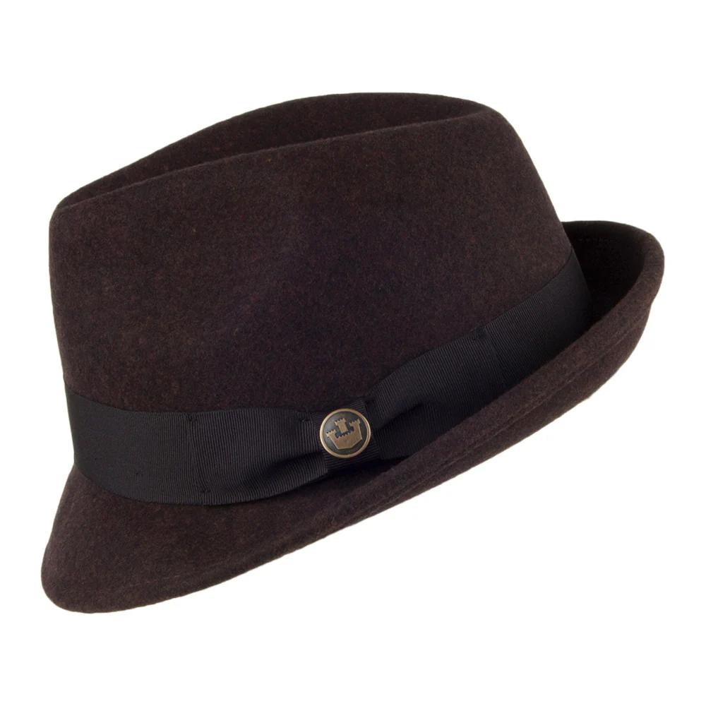 Goorin Brothers Good Boy Trilby Hut aus Wollfilz - Braun meliert - Image 2