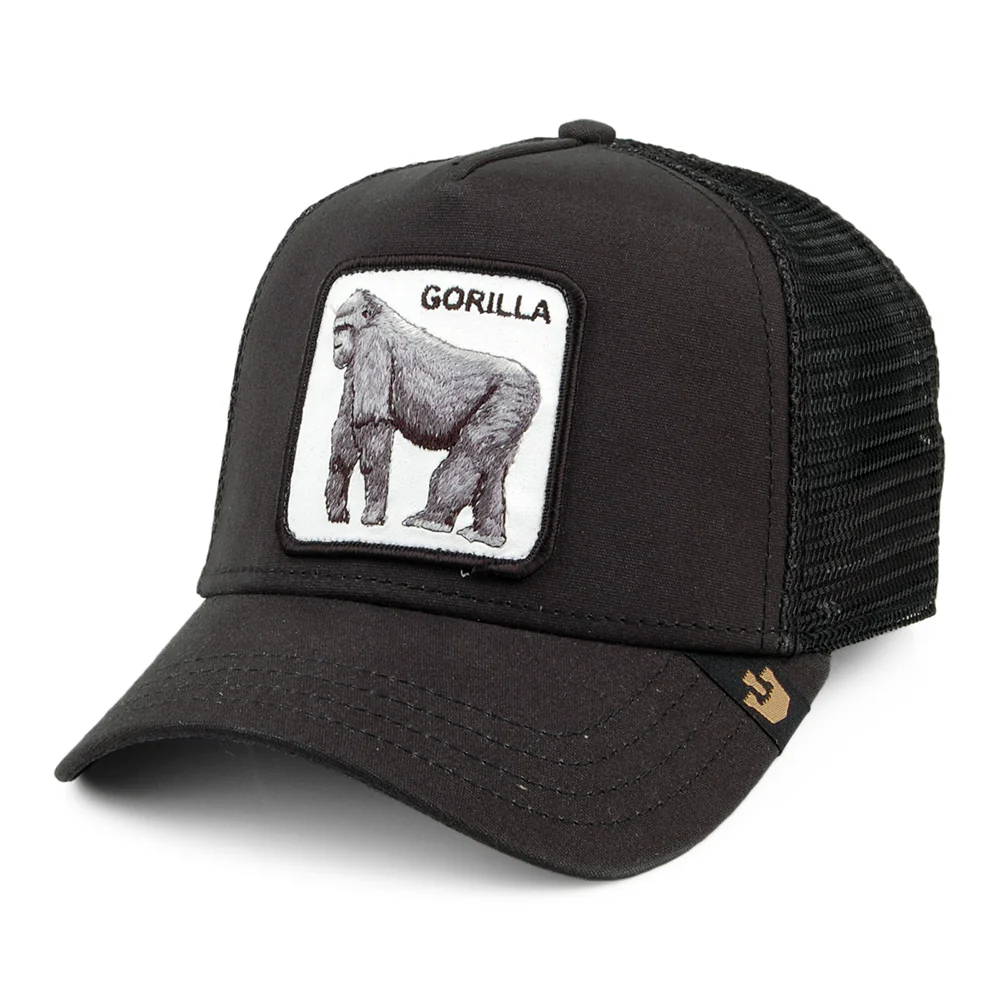 Goorin Brothers King of The Jungle Trucker Cap - Schwarz