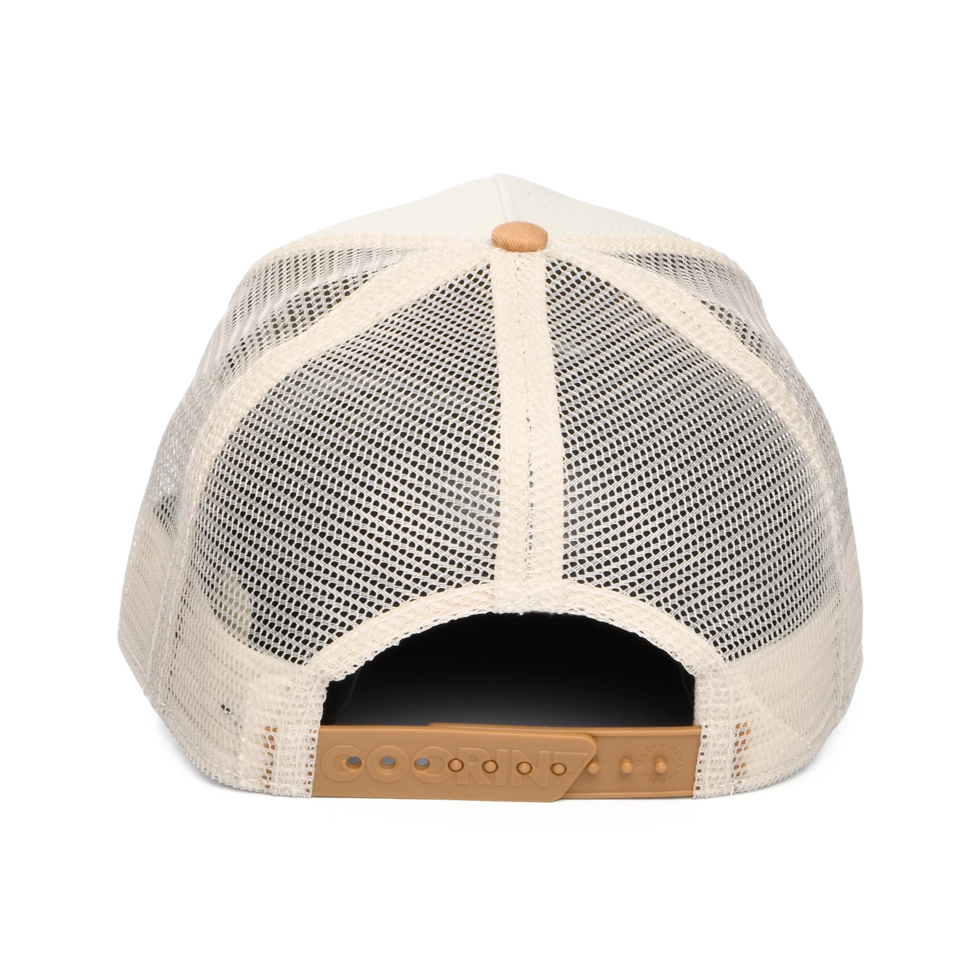Goorin Goat Trucker Cap - Cremefarben-Hellbraun - Image 3