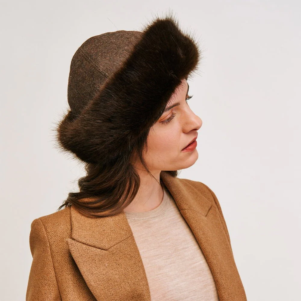 Helen Moore Lara Winterhut aus Kunstfell - Braun - Image 2