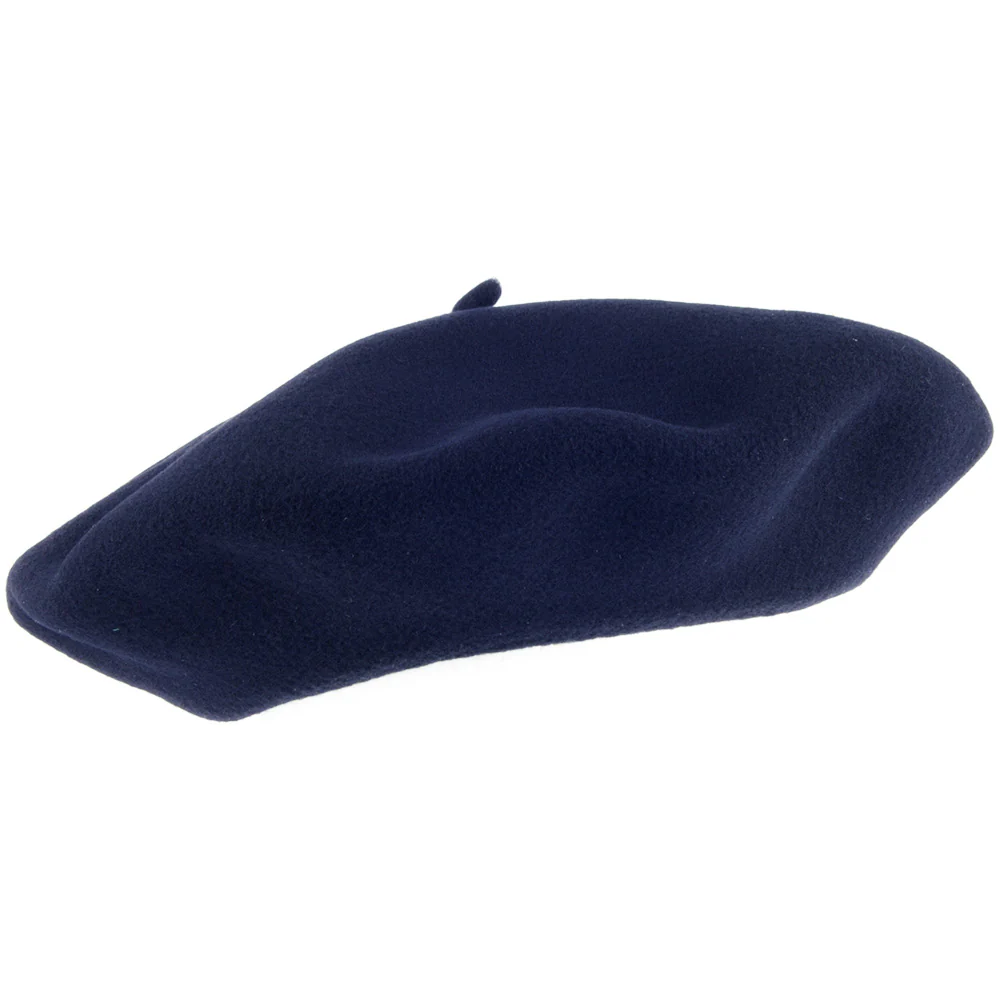 Héritage par Laulhère Alpin Baskenmütze aus Merinowolle - Marineblau - Image 2