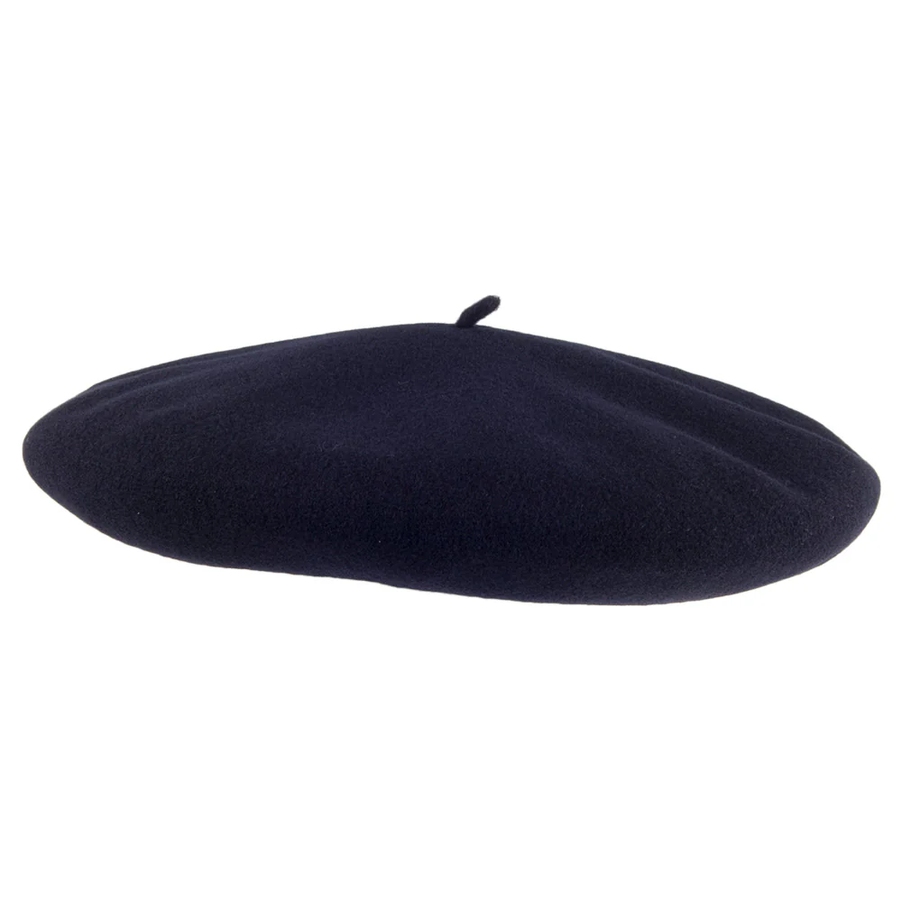 Laulhère Baskenmütze 25.5cm aus Merinowolle - Dunkles Marineblau - Image 2