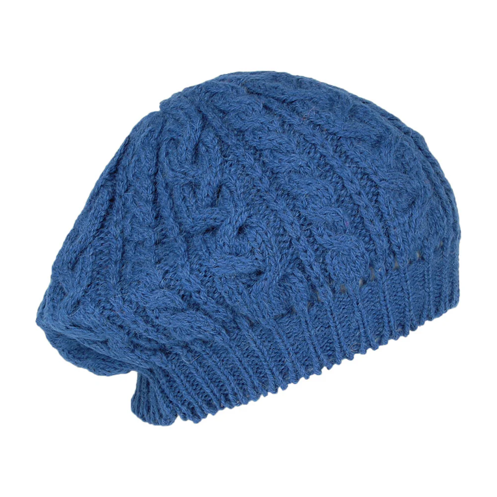 Highland 2000 Baskenmütze aus Alpakawolle - Blau - Image 2