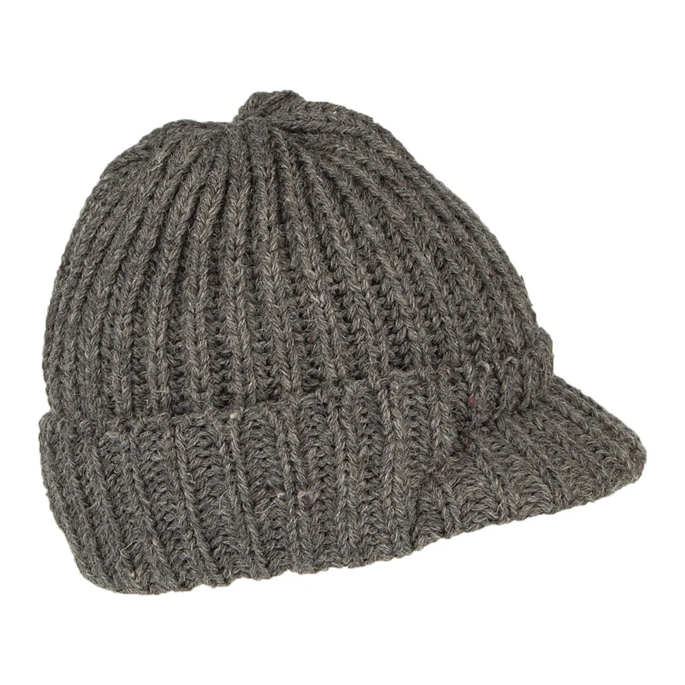 Highland 2000 Small Peak Beanie Mütze aus Englischer Wolle - Anthrazit - Image 2