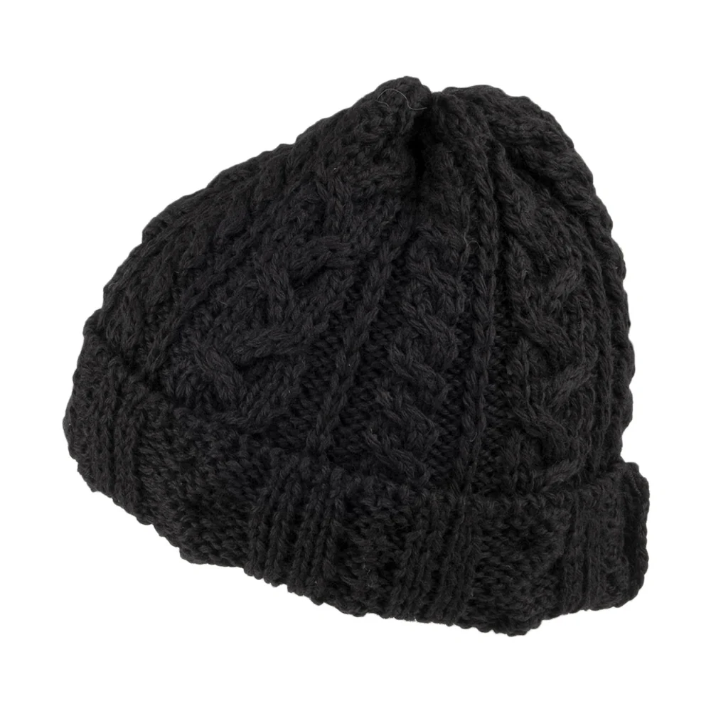 Highland 2000 Übergroße Beanie Mütze aus Englischer Wolle - Schwarz - Image 2