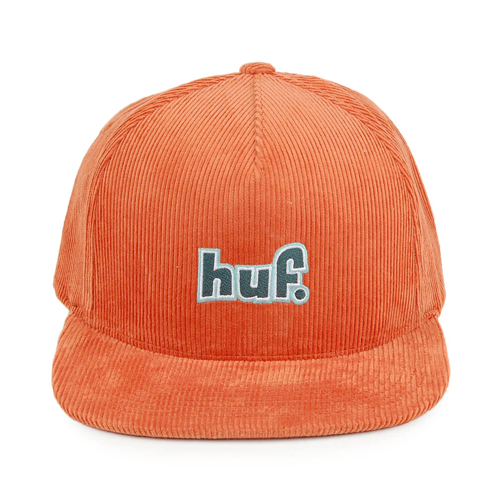 HUF 1993 Logo Snapback Cap - Verbranntes Orange - Image 2