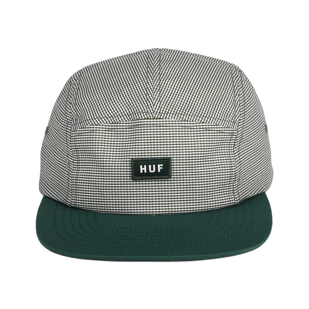HUF 5 Paneelen Cap Micro Gingham - Grün - Image 2