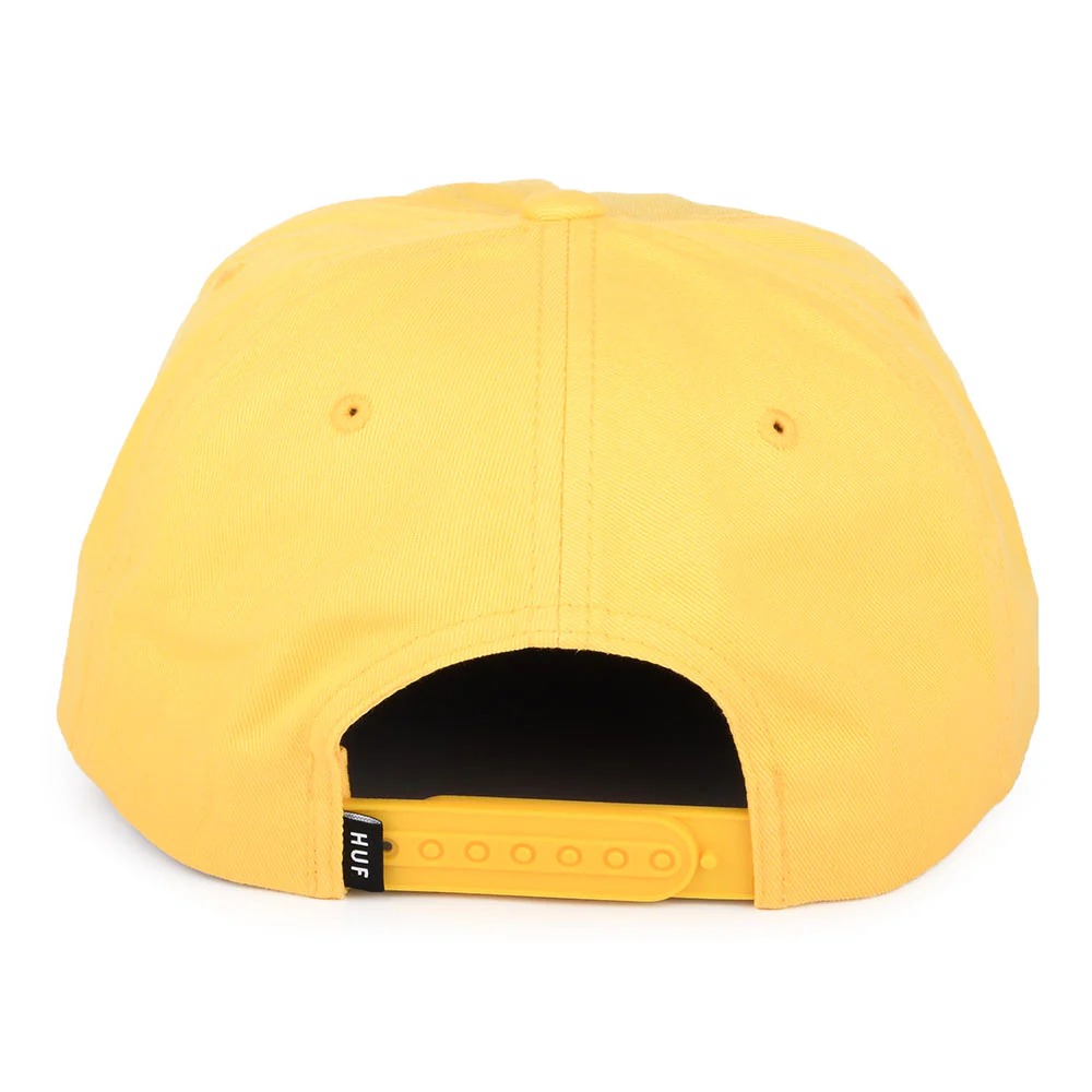 HUF Box Logo Unstrukturierte Snapback Cap - Gelb - Image 3
