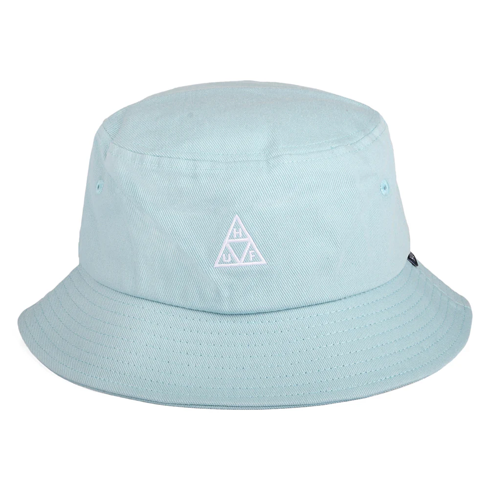 HUF Essentials Triple Triangle Baumwoll Fischerhut - Himmelblau - Image 2