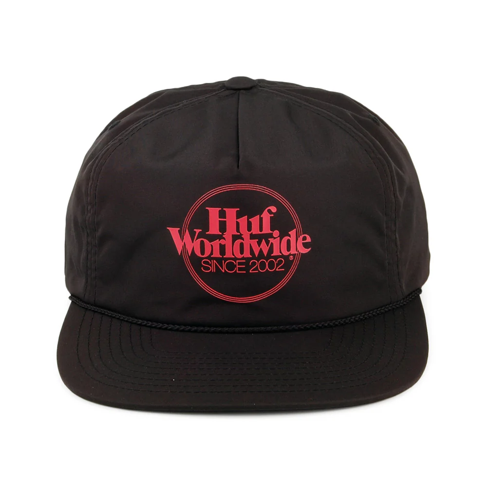 HUF Issue Baseball Cap mit Reißverschluss-Riemen - Schwarz - Image 2