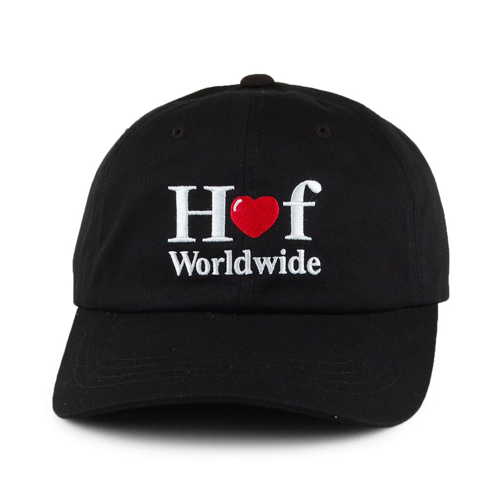 HUF Love Curved Visor Baseball Cap - Schwarz - Image 2