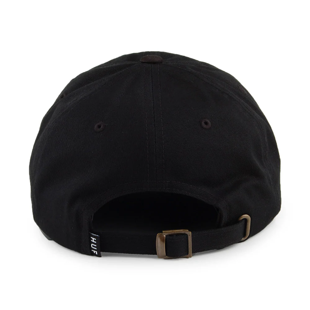 HUF Love Curved Visor Baseball Cap - Schwarz - Image 3