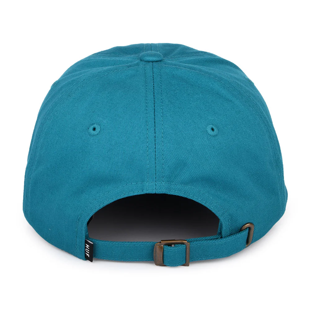 HUF Mini Triple Triangle Curved Visor Baseball Cap - Petrol - Image 3