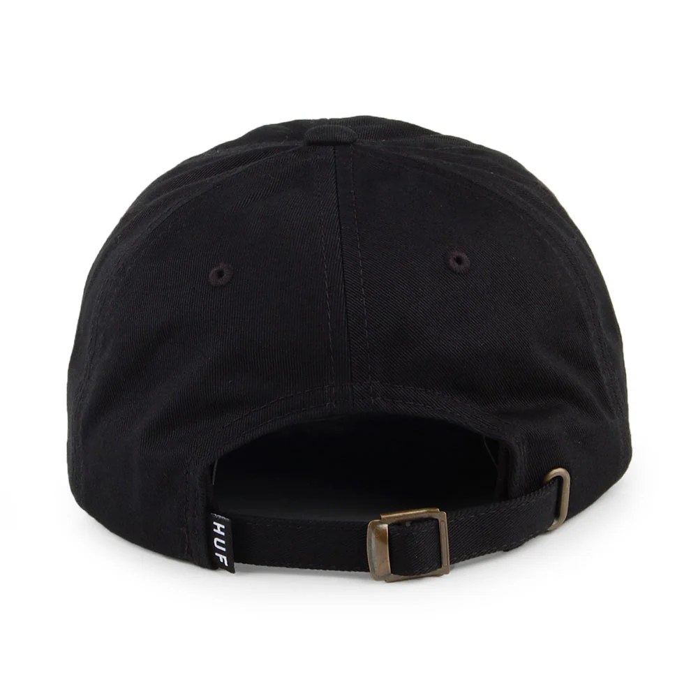 HUF Mini Triple Triangle Curved Visor Baseball Cap - Schwarz - Image 3