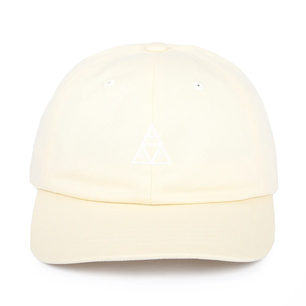 HUF Mini Triple Triangle Curved Visor Baseball Cap - Steingrau - Image 2