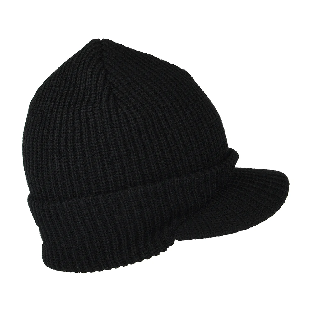 HUF One Star mit Schirm Beanie Mütze - Schwarz - Image 2