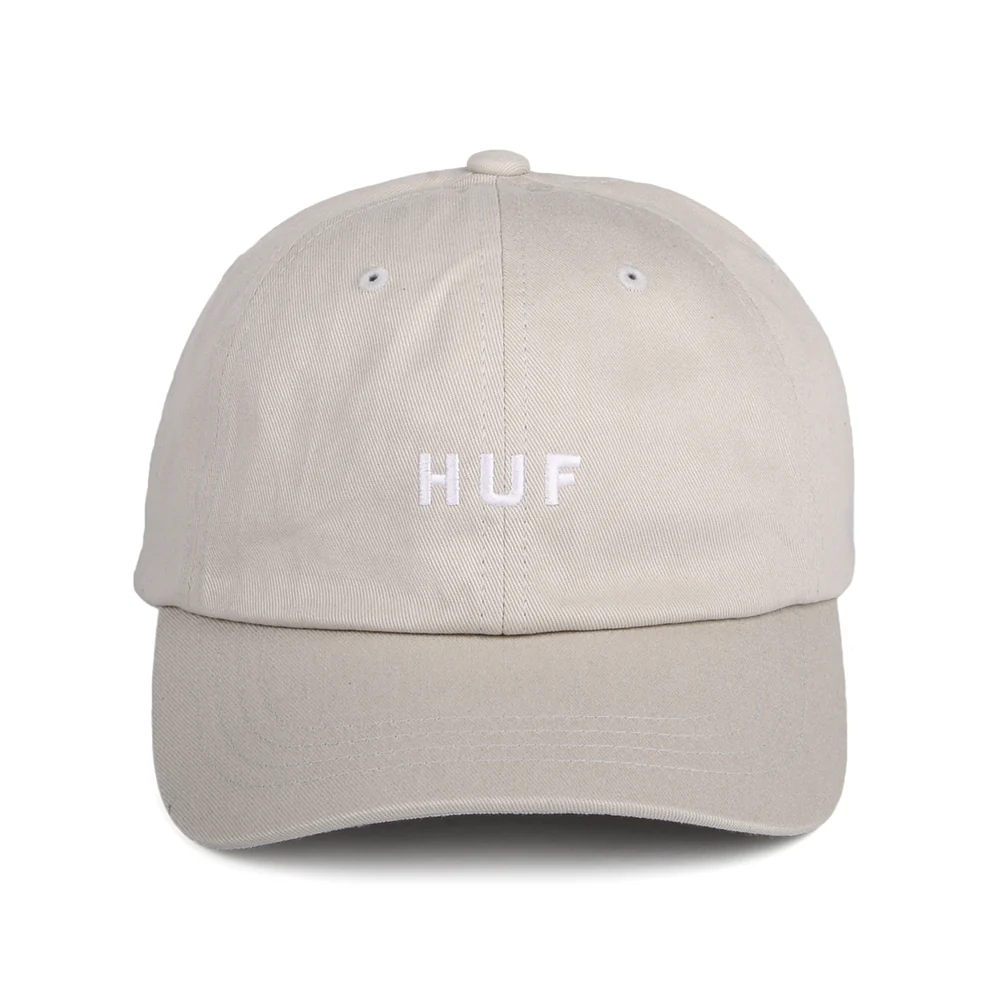 HUF Original Logo Baseball Cap mit gebogenem Visier aus Baumwolle - Creme - Image 2