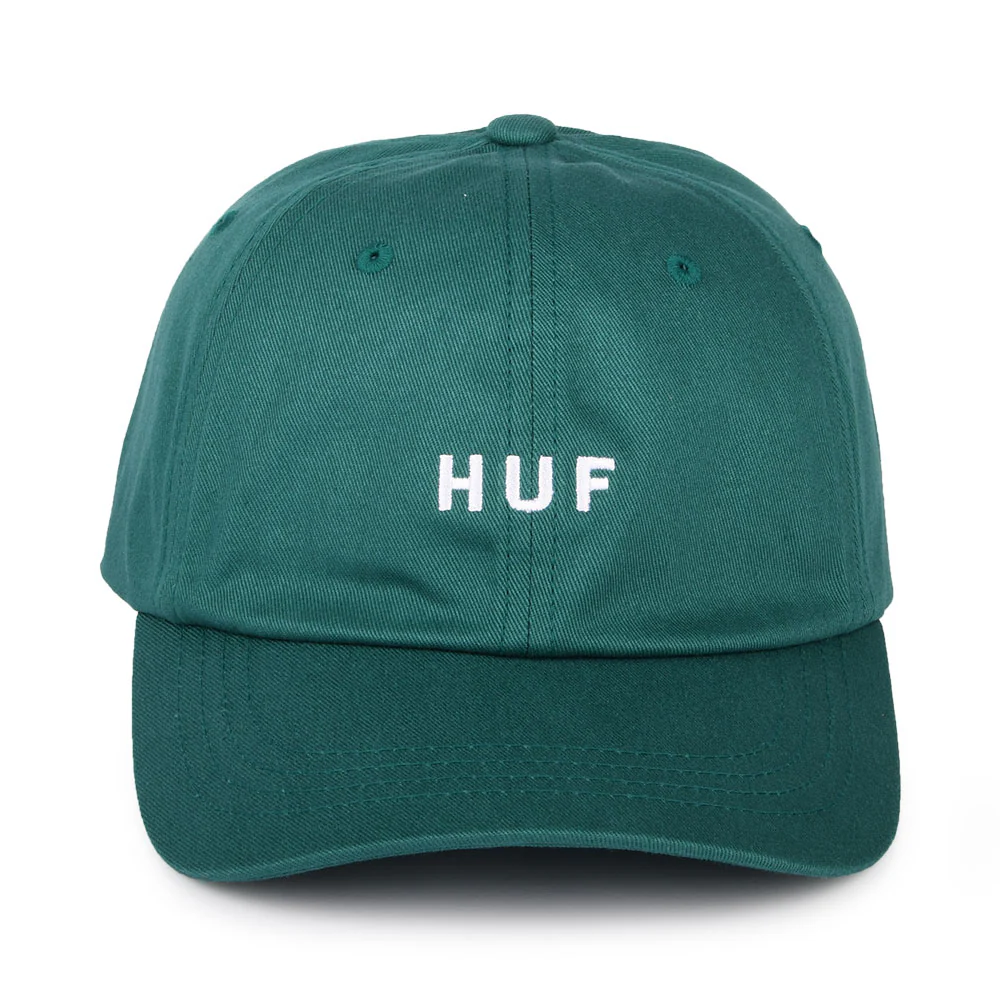 HUF Original Logo Baseball Cap mit gebogenem Visier aus Baumwolle - Meergrün - Image 2