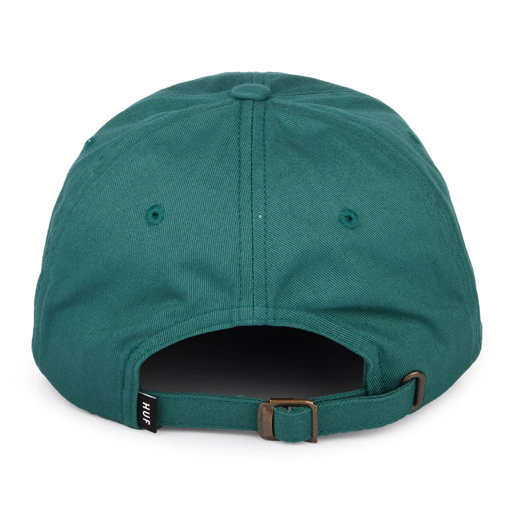 HUF Original Logo Baseball Cap mit gebogenem Visier aus Baumwolle - Meergrün - Image 3