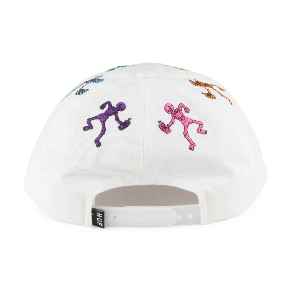 HUF Owsley 6 Paneelen Snapback Cap - Weiß - Image 3
