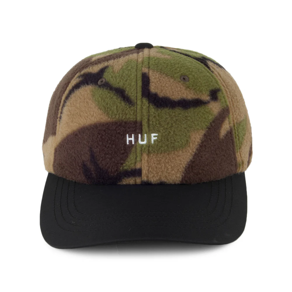 HUF Polar Fleece CV 6 Paneele Baseball Cap - Tarnfarben - Image 2