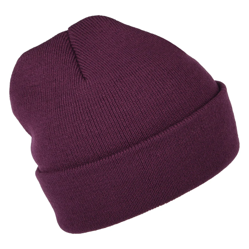 HUF Triple Triangle II Beanie Mütze - Aubergine - Image 2