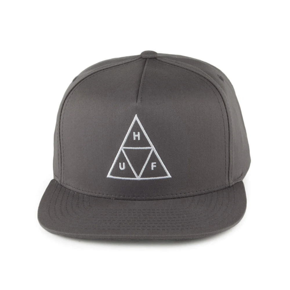 HUF Triple Triangle Snapback Cap - Anthrazit - Image 2